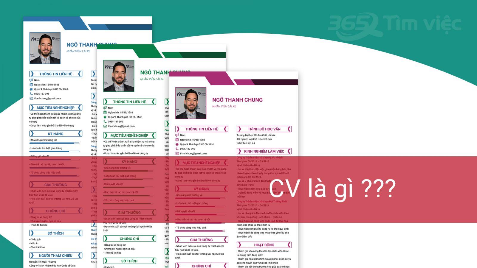 CV là gì? Những điều bạn cần biết khi viết CV xin việc