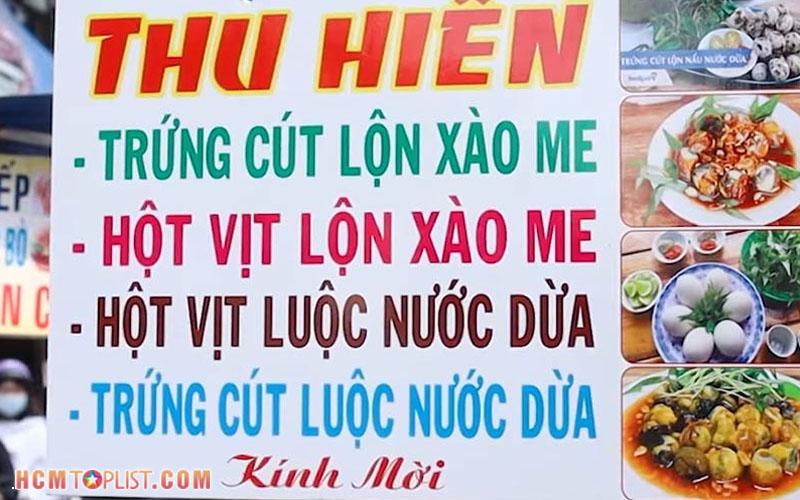 Top 12+ quán hột vịt lộn rang me Sài Gòn ngon khó cưỡng