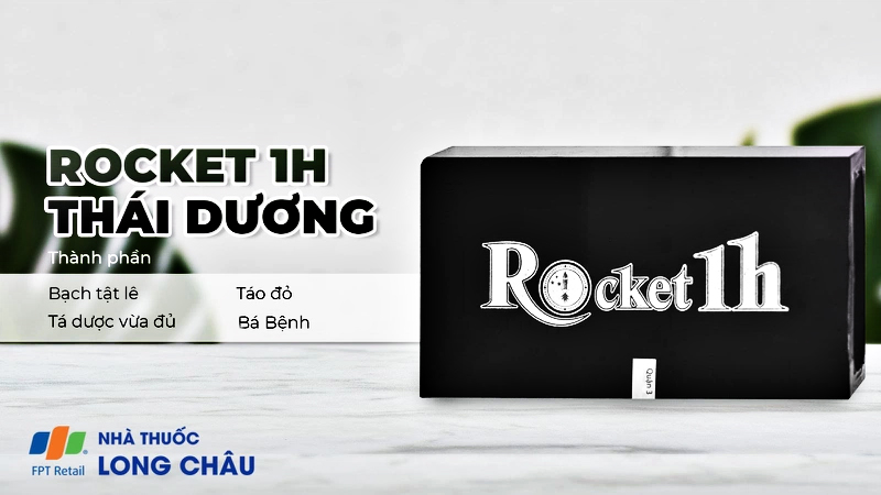 Viên uống Rocket 1h Thái Dương giúp bổ thận dương, tăng cường sinh lực (6 viên)