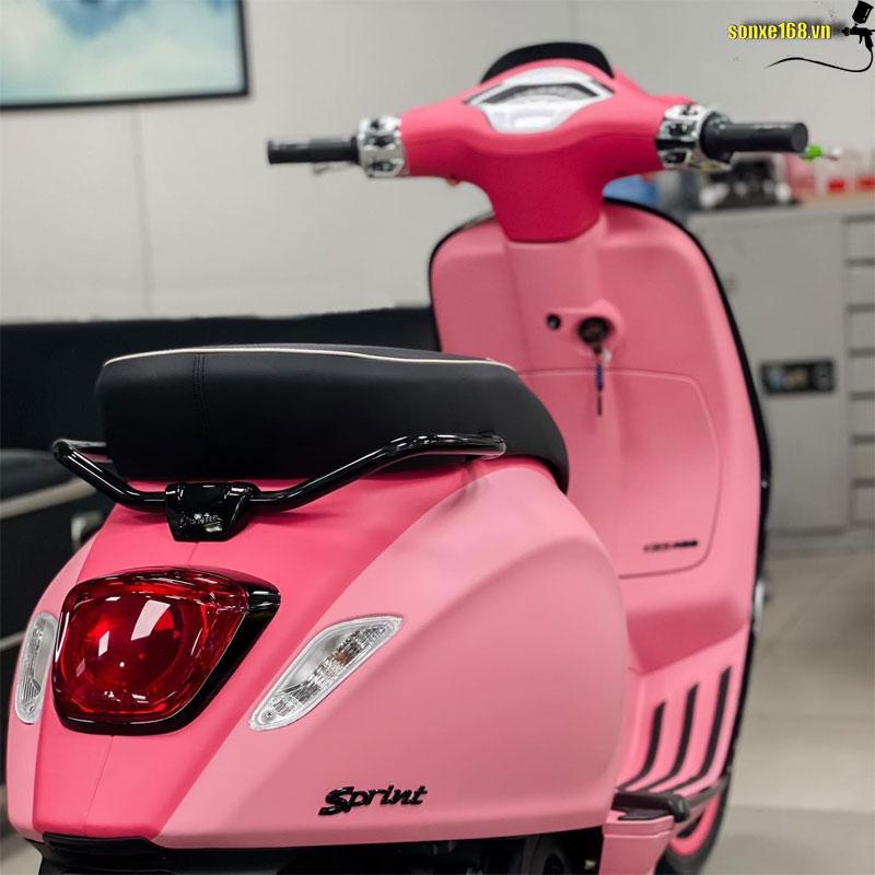 Giới Thiệu Sơn Xe Vespa Hồng Mới Nhất