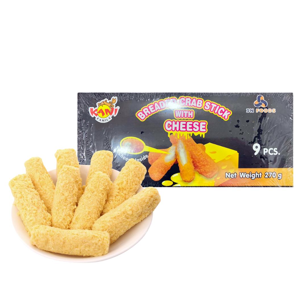 Thanh Cua Tẩm Bột Phô Mai - KANI BRAND-BREADED CHEESE CRAB STICK