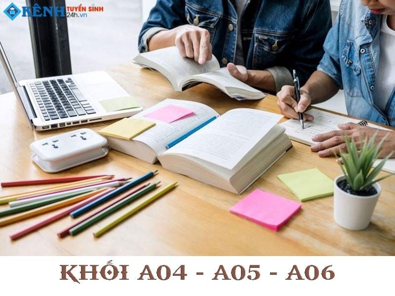 Khối A04, A05, A06 gồm những ngành nào, bạn có biết?