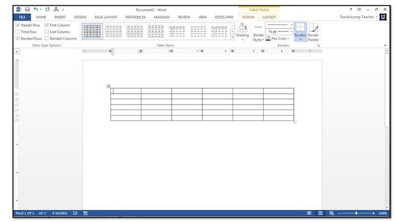 Đánh số trang, xử lý bảng trong Microsoft Word 2003 – Phần 8