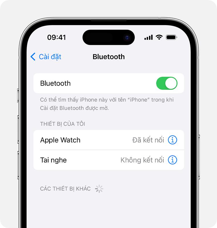Ghép đôi phụ kiện Bluetooth của bên thứ ba với iPhone hoặc iPad của bạn