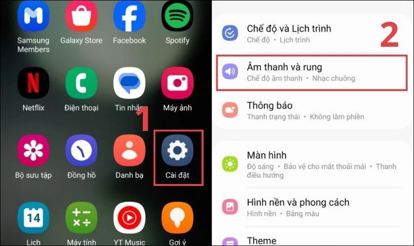 Cách cài nhạc chuông mặc định cho Samsung