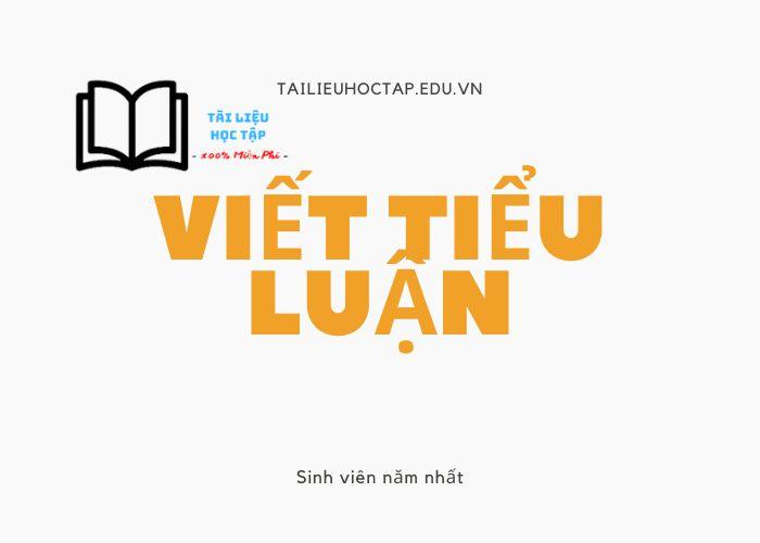 Cách viết tiểu luận cho sinh viên năm nhất đạt 9 điểm