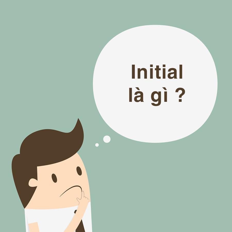 Initial nghĩa là gì: Định nghĩa, Ví dụ