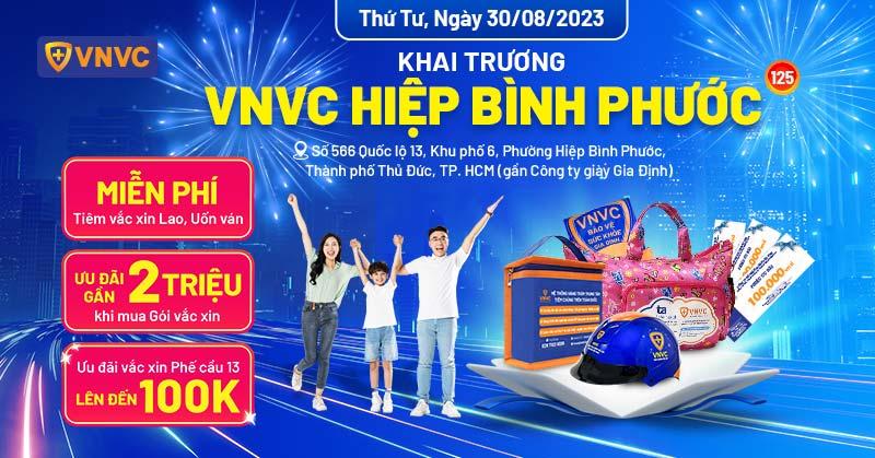 khai trương vnvc hiệp bình phước