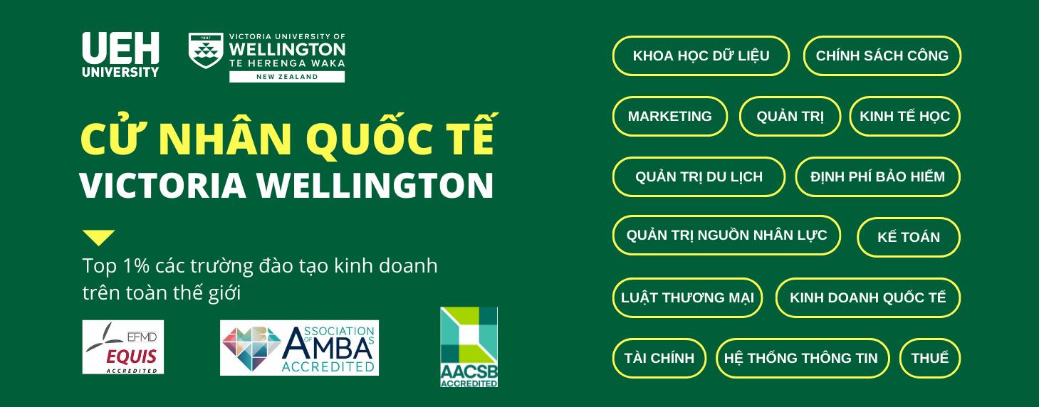 Chương trình Liên kết Đại học Victoria Of Wellington (New Zealand) (UEH-VUW) – CỔNG TUYỂN SINH UEH