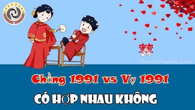 Bình giải chồng 1991 vợ 1991 có hợp nhau không và cách hóa giải?