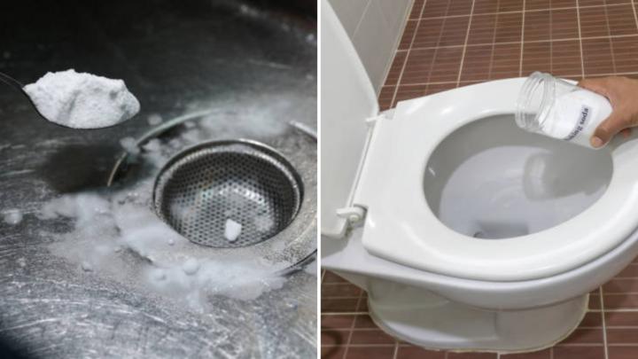 Tác dụng của việc để baking soda trong nhà tắm là khử mùi hôi, làm sạch toilet. (Ảnh: Istock)