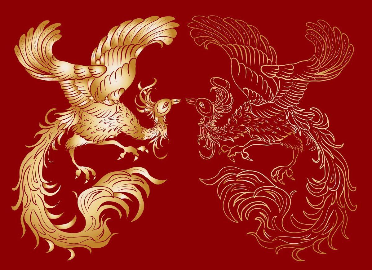 Phoenix Feng Shui wallpaper for success