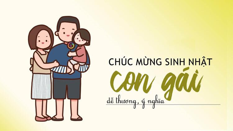 stt sinh nhật con gái