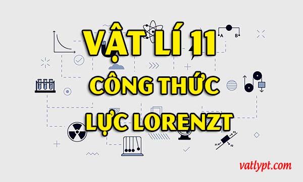 Công thức lực Lorenxơ, vật lí lớp 11