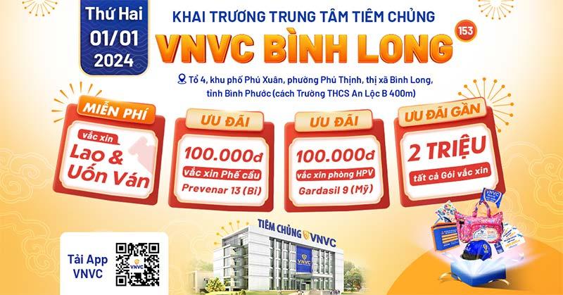 khai trương vnvc bình long