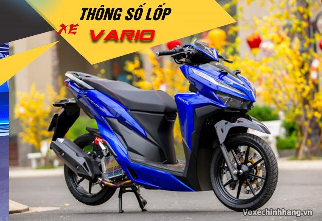 Thông số vỏ xe Vario bao nhiêu? Thay vỏ nào phù hợp?