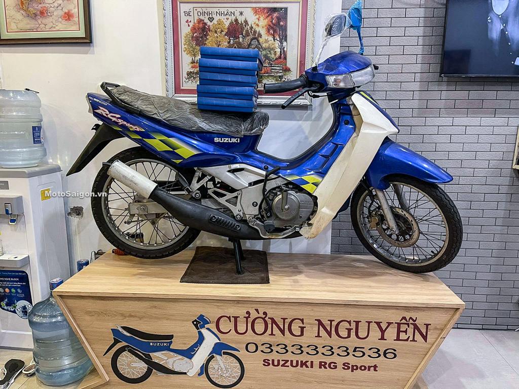 Suzuki RG Sport đời 2002 chưa đổ xăng đấu bình gây sốc với giá gần 800 triệu đồng