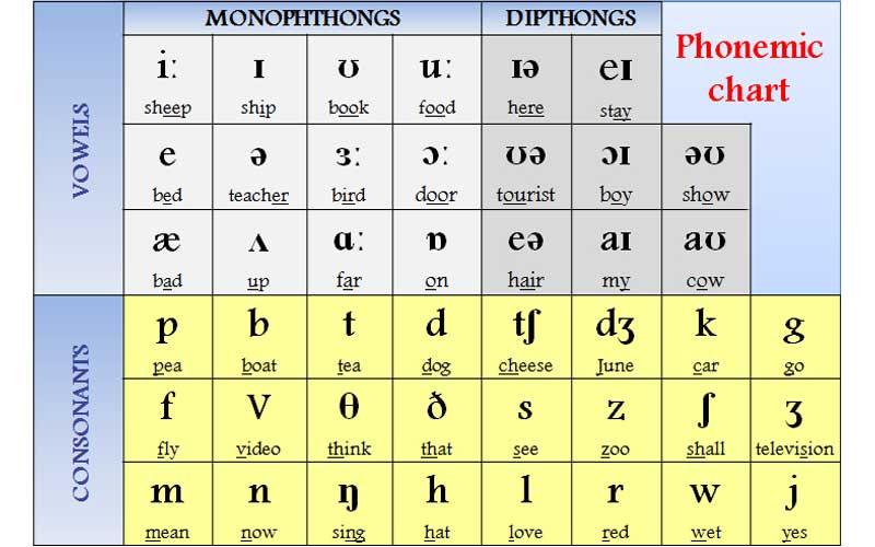 Bảng phiên âm quốc tế IPA sẽ dùng để đánh giá độ chuẩn khi phát âm tiếng Anh