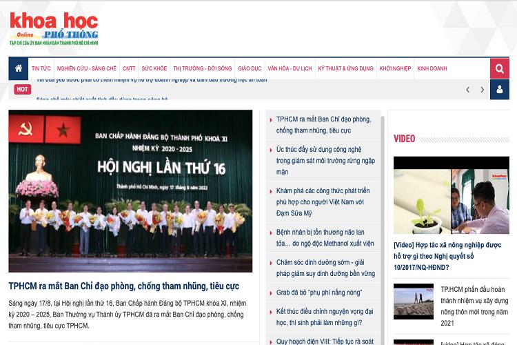 TP.HCM: Thành lập Tạp chí Khoa học phổ thông