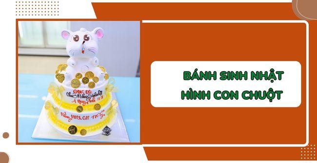 Bánh sinh nhật hình con chuột