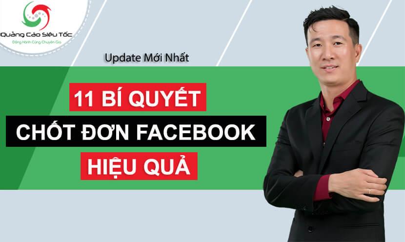 11 Bí Quyết Chốt Đơn Hàng Thành Công Trên Facebook