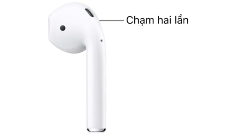 cách chuyển bài hát trên Airpods 2