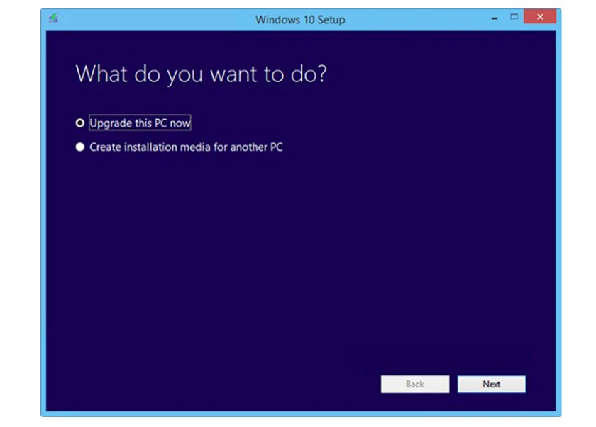 nâng cấp win 7 lên win 10 bằng Media Creation Tool
