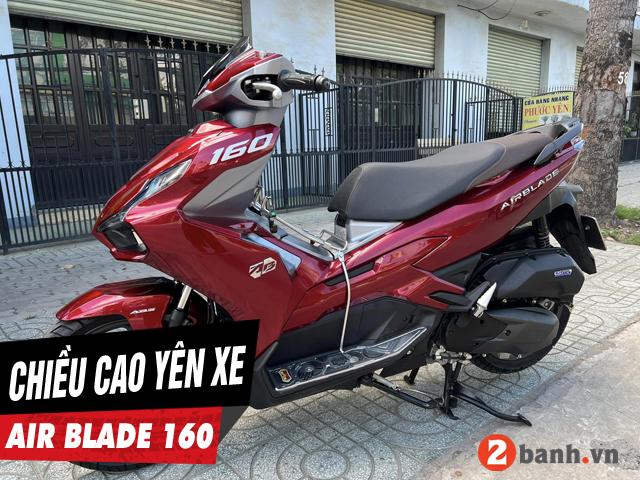 Chiều cao yên xe ab 160 bao nhiêu nam cao 1m6 đi có phù hợp - 1