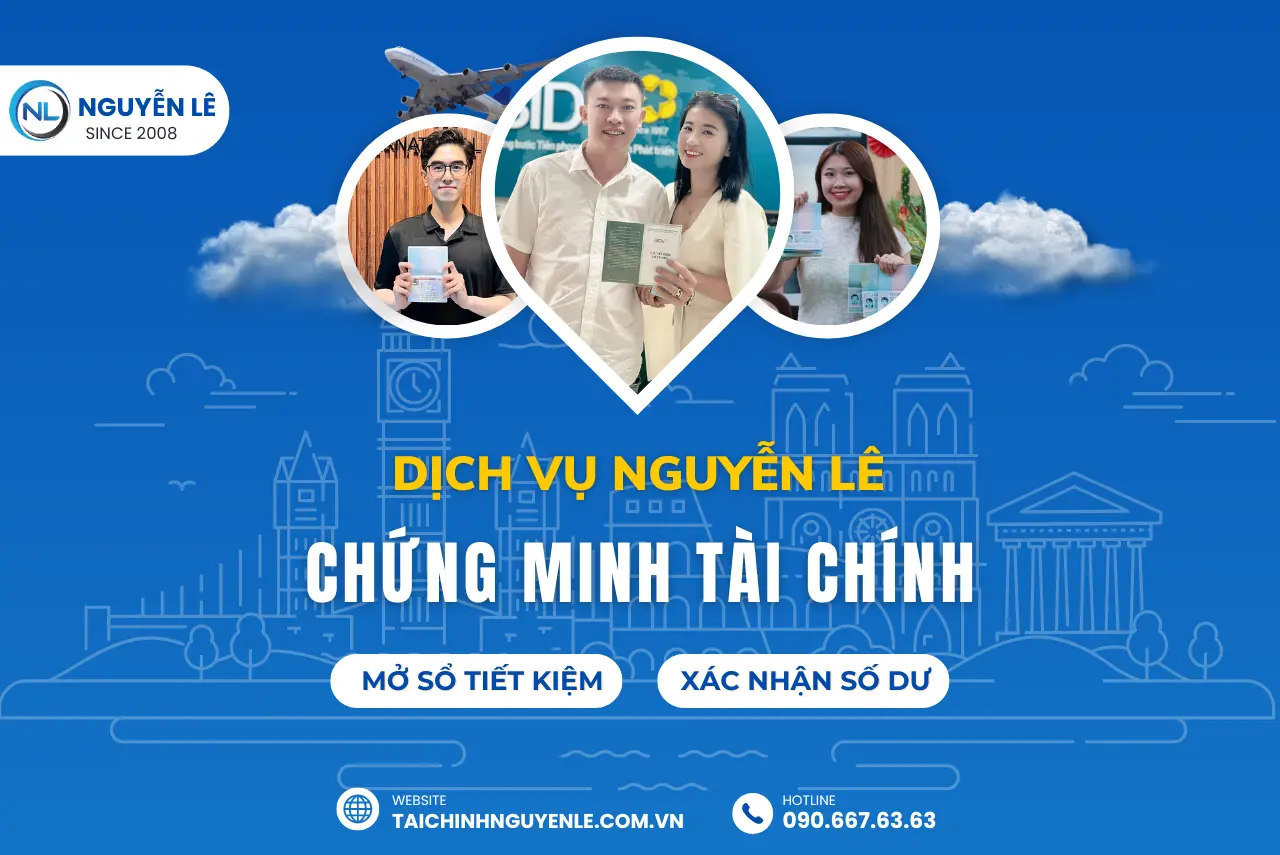 dịch vụ chứng minh tài chính xin visa