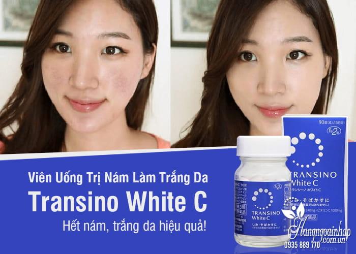 Thực phẩm chức năng Viên Uống Trị Nám Làm Trắng Da Transino White C 90 Viên Của Nhật