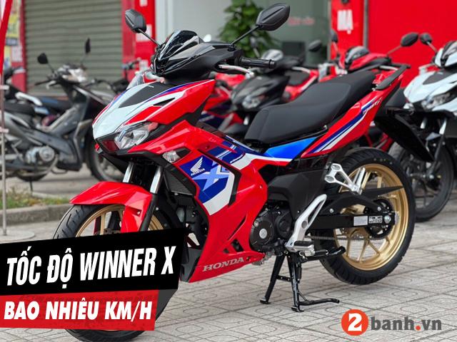 Xe Winner X chạy tối đa bao nhiêu km/h?