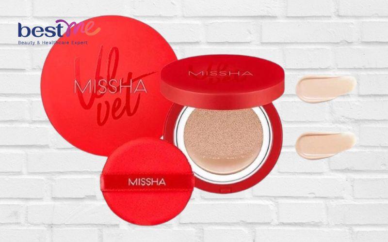 REVIEW Cushion Missha đỏ tone 21 và 23 cho da gì? Có tối không? - 1