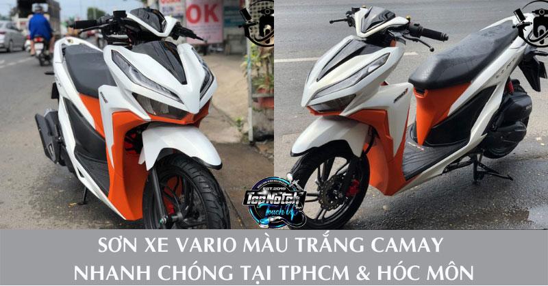 Sơn Xe Vario Màu Trắng Camay - Sơn Xe Giá Tốt