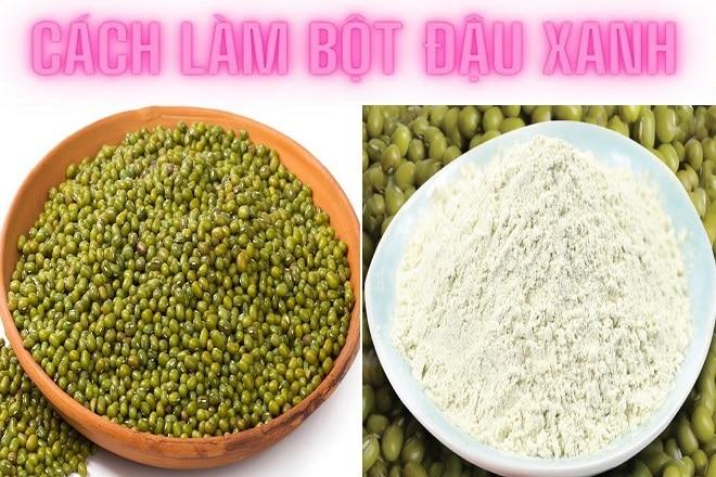 Cách làm bột đậu xanh