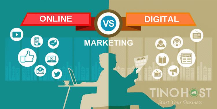 So sánh Digital Marketing và Online Marketing giống và khác nhau như thế nào?